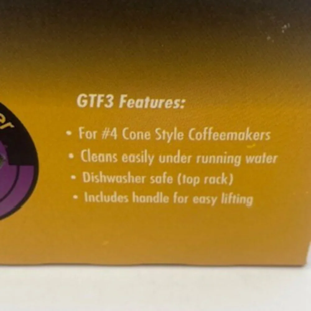 New Mr.‎ Coffee Permanent Coffee Filter Gold Tone GTF 3 - 10 To 12 Cups
